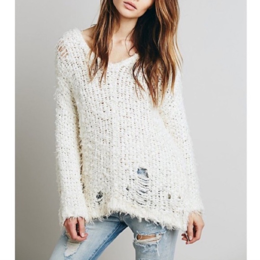 Free People Up The Ladder Sweater